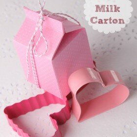 DIY Milk carton project from Sizzix and Where Women Create