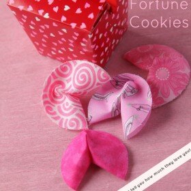 fabric fortune cookies