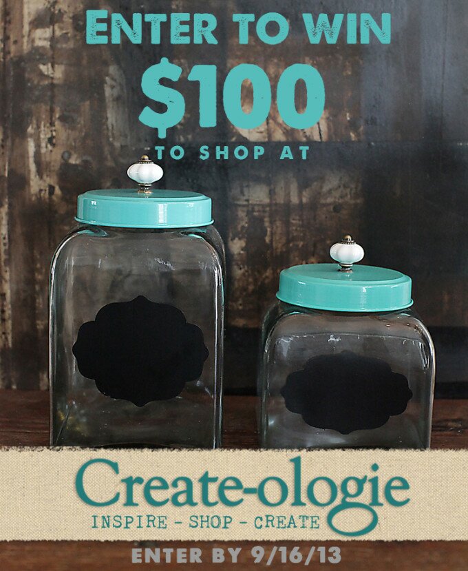 create-ologie 100 dollar giveaway