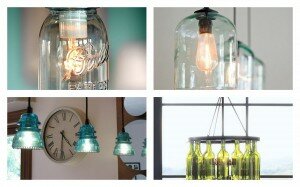 repurposed upcycled lamps